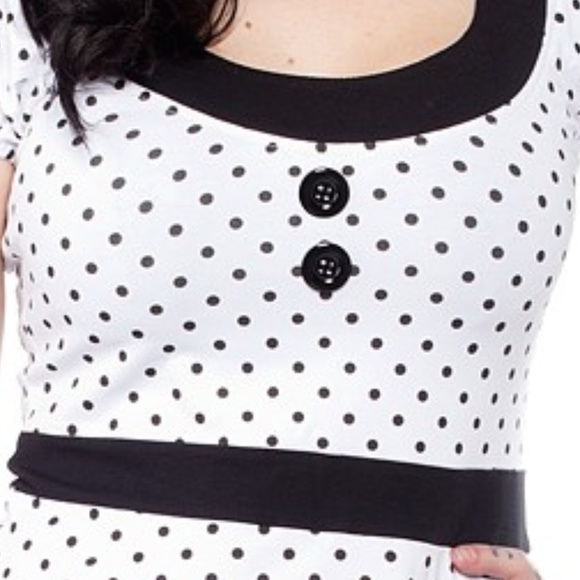 Final Price!!! Sourpuss Polka Dot Beki Dress - Picture 2 of 3